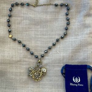 Waxing Poetic necklaces with 4 charms